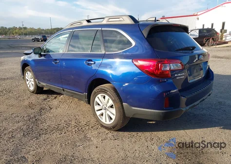 2017 Subaru Outback 2.5I Premium из США, поврежденный, VIN 4S4BSADC6H3233884
